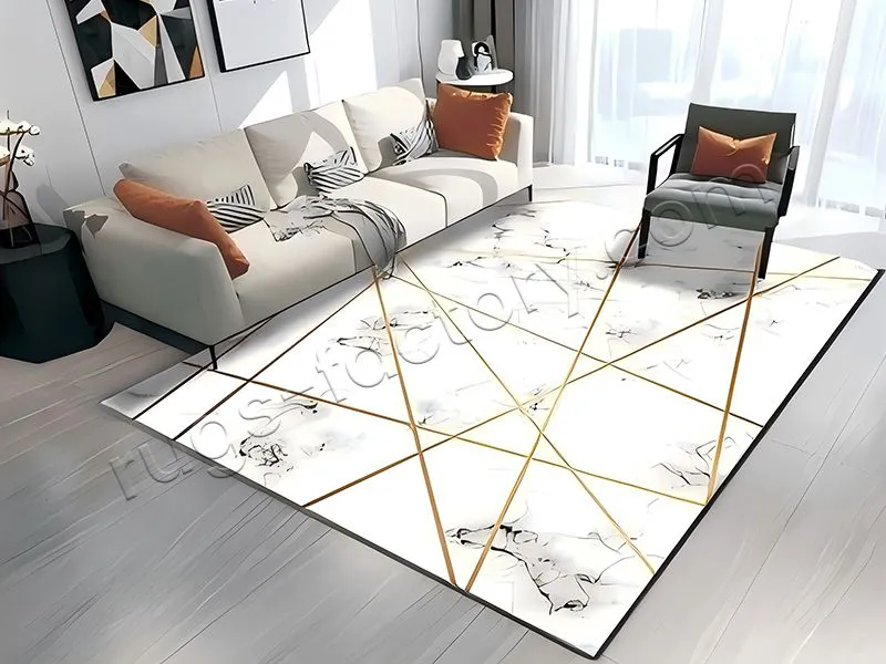 Geometry Machine Made Carpet