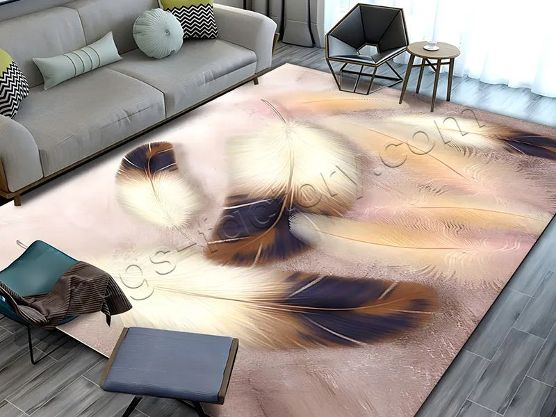 Modern Abstract Crystal Velvet Carpet