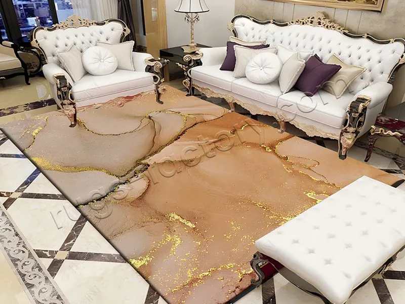 Modern Abstract Crystal Velvet Carpet