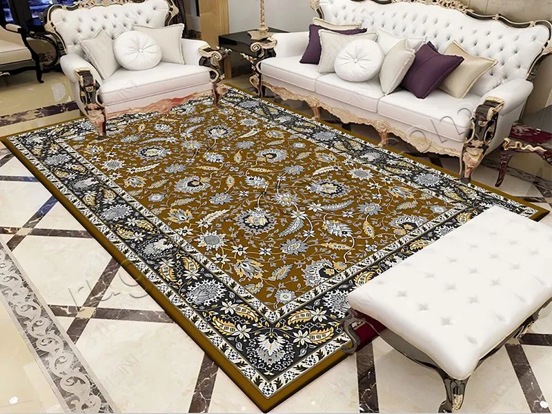 Velvet Carpet Crafted From Durable Polyester for Lasting