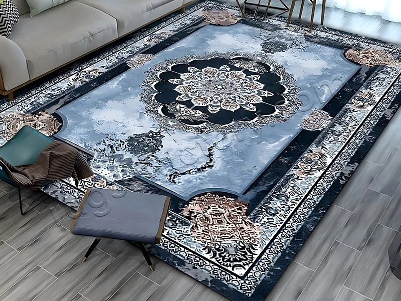 Modern Living Room Carpet Hot Selling Crystal Velvet