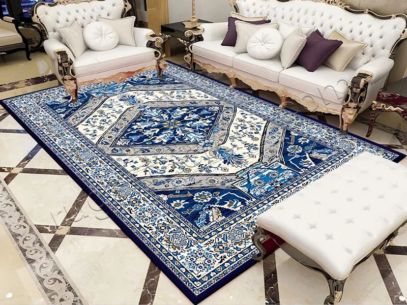 Modern Living Room Carpet Hot Selling Crystal Velvet